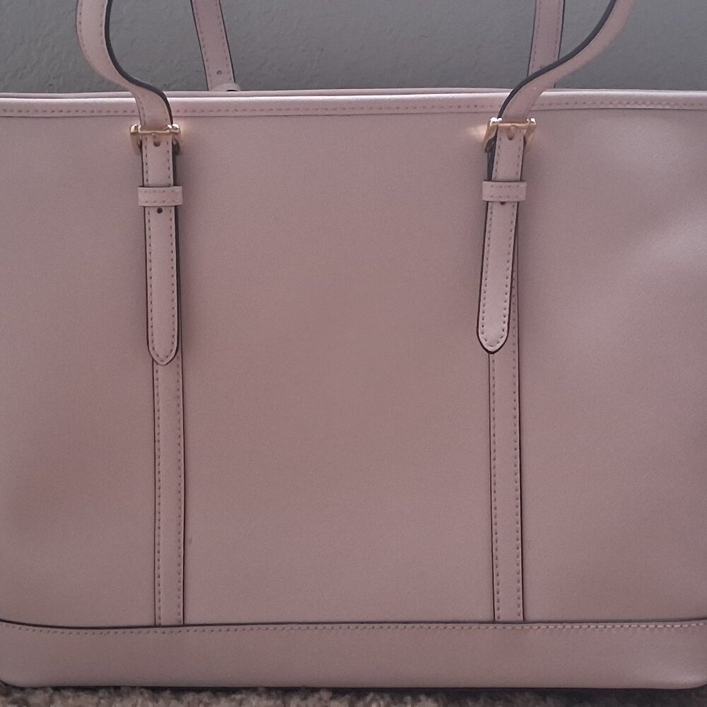 Michael Kors Large Jet Tote Blush Pink Saffiano Leather Excellent Condition - Picture 2 of 7
